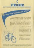 Stricker Fahrrad Programm ca. 1954