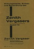 Zenith Vergaser Modell TD 9.1929