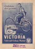 Victoria Fahrrad Einbau Motor Prospekt 6.1949