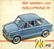 NSU Prinz 3 Prospekt 9.1960