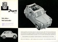 NSU-Fiat Jagst Prospekt 1957