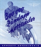 Zündapp 300 000 Motorräder Prospekt ca. 1950