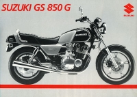 Suzuki GS 850 G Prospekt 1984