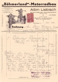 Böhmerland Brief 1938