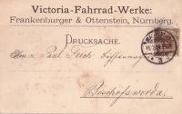 Victoria Postkarte 1894
