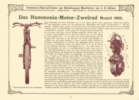 Hammonia Motorrad und Fahrrad Programm 1905