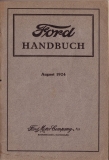 Ford T Bedienungsanleitung 8.1924