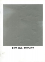 BMW 2500 2800 Prospekt 1970