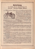 Gruhn Fahrrad-Einbau-Motor Prospekt 1914-1918