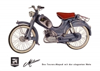 Gritzner Moped Milano Prospekt 1959