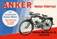 Anker 74 ccm Motorfahrrad Prospekt 1934