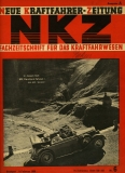 Neue Kraftfahrer Zeitung NKZ 1939