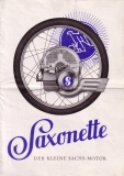 Sachs Saxonette Motor Prospekt 1939
