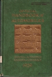 Handbook of Automobiles 1929 USA