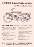 Hecker VM 1 Prospekt 1930er Jahre
