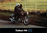 Triumph Trident 750 Prospekt ca. 1975