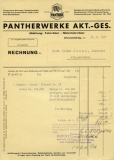 Panther Briefbogen 1937