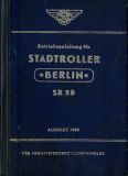 IWL Stadtroller Berlin SR 59 Bedienungsanleitung 1959