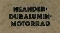 Neander Duralumin Prospekt 1920er Jahre