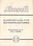 Bosch Ausrüstung für Schwerölmotoren 10.1936