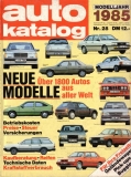 Auto Katalog 1985 Nr.28