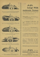 AJL Seitenwagen Prospekt 1936