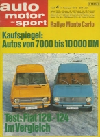 Auto, Motor & Sport 1970 Heft 4