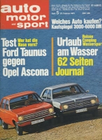 Auto, Motor & Sport 1971 Heft 5