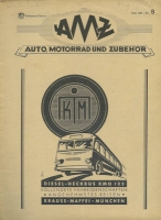 AMZ Auto Motorrad und Zubehör 1950 Heft 9