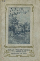 Adler Motorwagen Katalog 1902