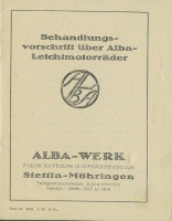 Alba Leichtmotorrad Bedienungsanleitung 6.1923