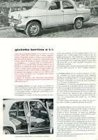 Alfa-Romeo Giulietta Berlina e.t.i. Prospekt ca. 1965