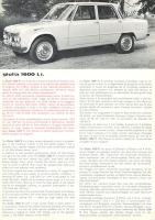 Alfa-Romeo Giulia 1600 t.i. Prospekt ca. 1965