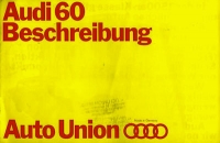 Audi 60 Prospekt 2.1968