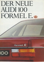 Audi 100 C 2 Formel E Prospekt 11.1980