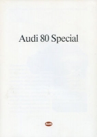 Audi 80 B 3 Special Prospekt 1.1990