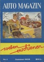 Auto Magazin 1928 Heft 1