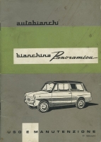 Autobianchi Panoramica Bedienungsanleitung 12.1963 it
