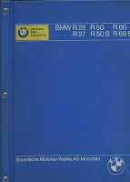 BMW R 26 / 27 / 50 / 50S / 60 / 69S Ersatzteilliste 8.1967