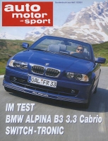 BMW Alpina B3 3,3 Cabrio Test 2001