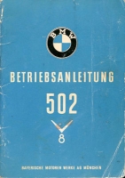 BMW 502 Bedienungsanleitung 8.1954