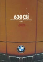 BMW 630 CSi Prospekt 1.1977 US