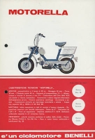 Benelli Motorella Prospekt ca. 1968