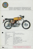 Benelli 125 Sport Special Prospekt 1971