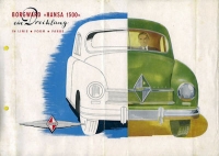 Borgward Hansa 1500 Prospekt 1949