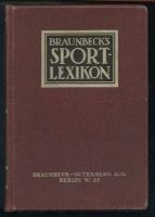 Braunbeck`s Sport Lexikon 1910