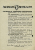 Brennabor Preisausschreiben 1931