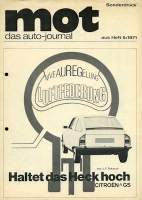 Citroen GS Test 1971