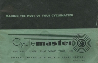 Cyclemaster Bedienungsanleitung 1955