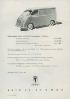 DKW Schnell-Laster Prospekt 8.1949